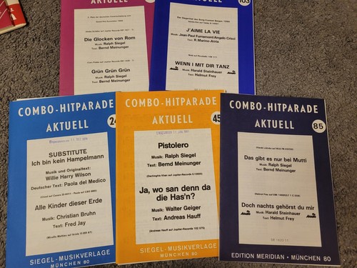 Combo hitparade notenhefte - hitparade,
