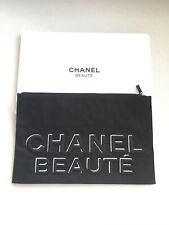 🎀 Edle Clutch Pochette 20x30 CHANEL Beauty VIP Kosmetik-Tasche Pouch Logo Box