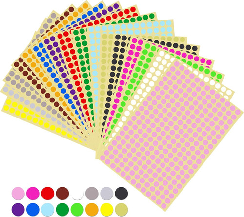 Klebepunkte bunt 8320 stück - bunt,,
