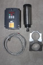 1,5kW luftgekühlte Spindel + Frequenzumwandler + Zubehör / fast unbenutzt