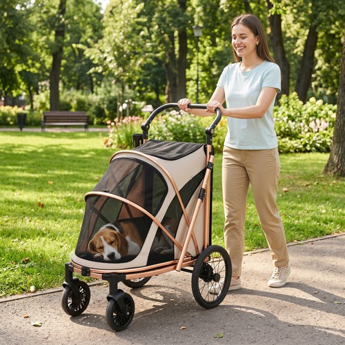Pawhut hundewagen faltbar - pawhut,