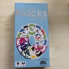 Letters Klacks Card Game Neu &