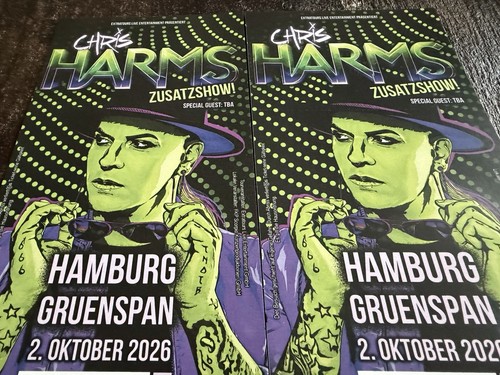 Chris harms tickets - harms, hamburg