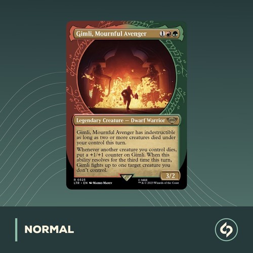 Mtg gimli mournful avenger - gimli,,
