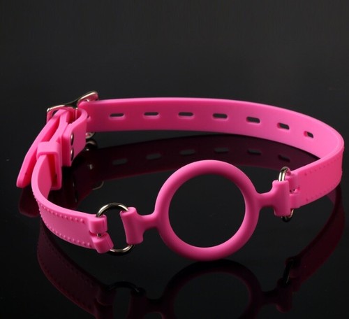 Silikon ring gag - silikon, o