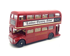 Red london double decker - 1:76,