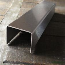  Edelstahl U-Profil 0,8mm stark K240 10x10x10 mm INNENMAß 1500 mm U-Winkel V2A
