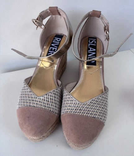 River island wedges - river, größe