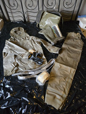 Zodiak Gr. 2 Gummianzug, Rubbersuit German Army Hazmatsuit 