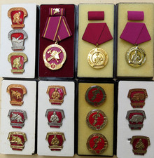 DDR Medaillien,Abzeichen,Feuerwehr,Brandschutz