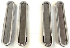 2 Paar Gitter für Sitzrückwand DB 113/Pagode, frühe Metallausführung