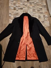 Mantel Wollmantel Lodenmantel Damen Gr. 38 Dunkelblau