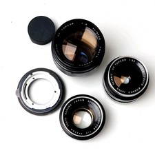 Topcon UV Topcor Canon EOS Set Adaption 53 2 135mm 4 35mm 3,5 Bokeh !!