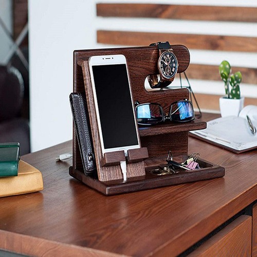Holz-Handy-Dockingstation