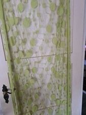 2 .Fadenstore ,Gardine, Schal, Grün, 104 cm x 210 cm