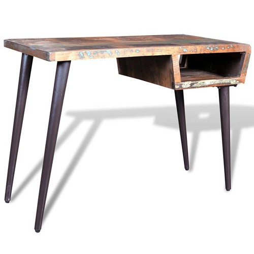 Teak massivholz schreibtisch - teak,
