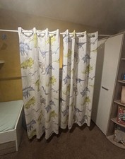 2 Dino Gardinen Kinderzimmer