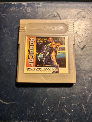 Nintendo game boy robocop 1990 - robocop,