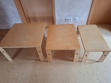 3 Kinderspieltische (Massivholz) von Dusyma