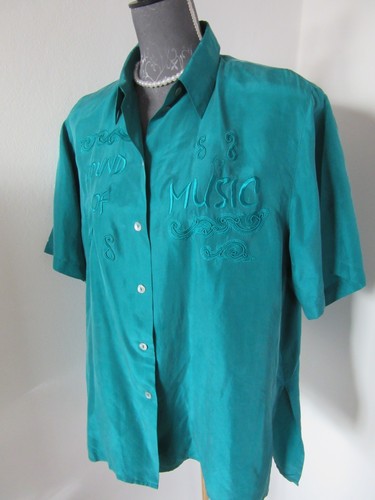 Town seiden bluse vintage - bluse, gr