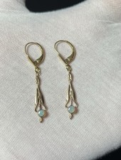 Jugendstil Ohrringe 333 Gold