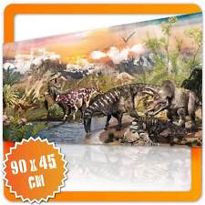 Dinosaurier Poster für Kinder Kinderposter Dino T-Rex Wandbild 90 x 45 cm