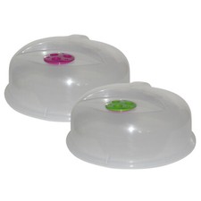 2 St. Mikrowellen Abdeckhaube Abdeckung Deckel Mikrowelle Haube mit extra Ventil