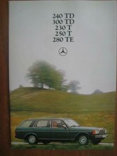 Prospekt Mercedes W123 250T