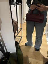 Damen Handtasche Herbst Weinrot Bordeaux