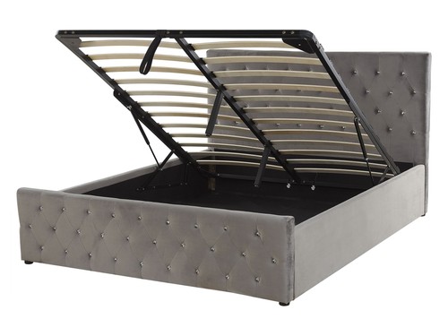 Doppelbett grau mit - doppelbett,