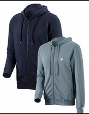 e.s. Hoody-Sweatjacke poly cotton + Kapuzensweatjacke e.s.motion ten, Gr. 3XL