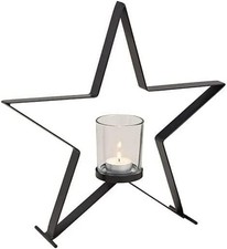 Stern Windlicht Teelichthalter