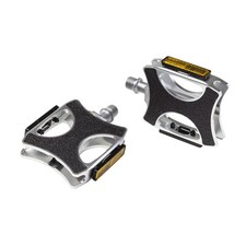 Ergotec Fahrrad City Alu Pedal EP-Serie Urban Silber 9/16" Mit Reflektoren