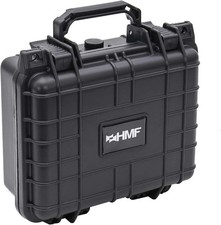 HMF Outdoor-Fotokoffer Waffenkoffer mit Rasterschaumstoff L27cm Aufbewahrungsbox