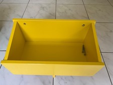 Jako-O gelbe Kindergarderobe mit 4 Haken aus Naturbuchenholz 35 x 25 x 19 cm