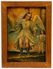 19. Jahrhundert Öl - Tobias Und Der Engel