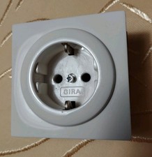 10 x Steckdosen Unterputz Gira S-Color Reinweiß ohne Rahmen Gebraucht