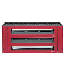 Spring 3367710003 – Raclette 6 Pfännchen Tischgrill Grillplatte Aluminium rot