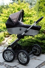 Schneetauglicher Kombi Kinderwagen Mutsy Urban Rider Babywanne Sportwagen Buggy