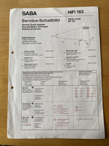 Schaltbild service - schaltbild,