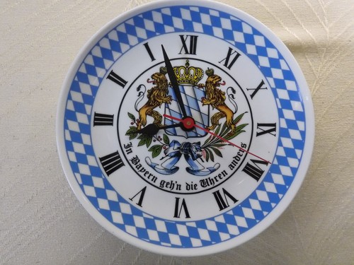 Porzellan rückwärtsuhr - porzellan,