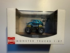 Top: Busch 42765 VW Käfer Bluebottle Monster Truck Automodell 1:87 OVP!