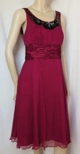 Seidenkleid fuchsia lila - seidenkleid,
