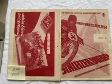 Schleizer Dreieck Meisterschaftendlauf Motorräder 1953 Motorsport Programmheft