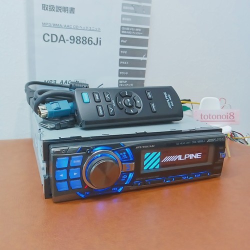 Alpine cda 9886ji 1din - cd, usb