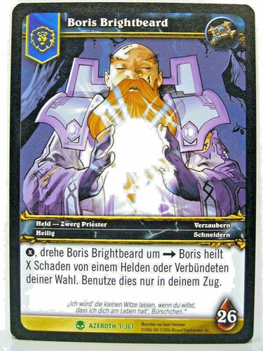 World warcraft tcg - of,