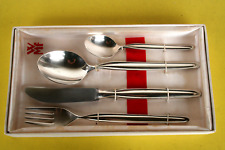 WMF ZÜRICH - 4-teilig, TAFELBESTECK - in OVP-  90ger-Silber - sehr guter Zustand