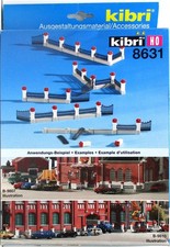 Spur H0 Kibri 8631 Bausatz Zaun mit Ziergitter OVP (2525K)
