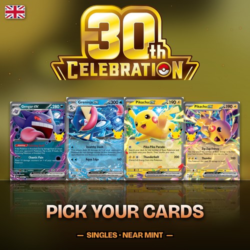 Pokemon cards 30th - pokemon,