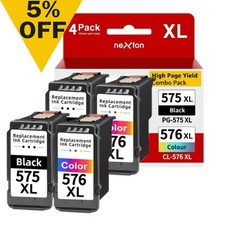 1-4x SET Patronen für Canon PG-575 576 XL PIXMA TS3550i TS3551i TR4750i TR4751i